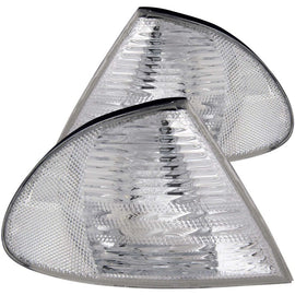 ANZO Corner Lights 1999-2001 BMW 3 Series E46 Euro Corner Lights Chrome - Mo-Moto