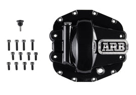 ARB Diff Cover Blk Jeep JL Rubicon Front - Mo-Moto