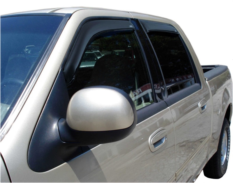 AVS 02-03 Lincoln Blackwood Ventvisor In-Channel Front & Rear Window Deflectors 4pc - Smoke - Mo-Moto