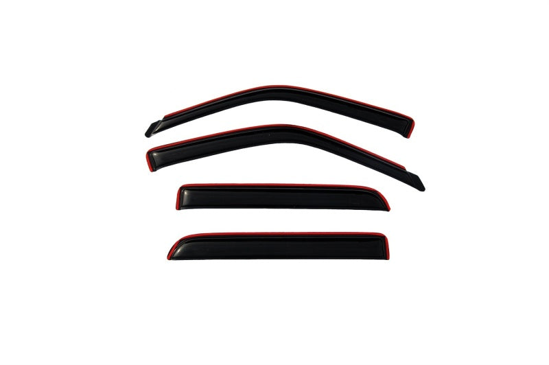 AVS 02-03 Lincoln Blackwood Ventvisor In-Channel Front & Rear Window Deflectors 4pc - Smoke - Mo-Moto