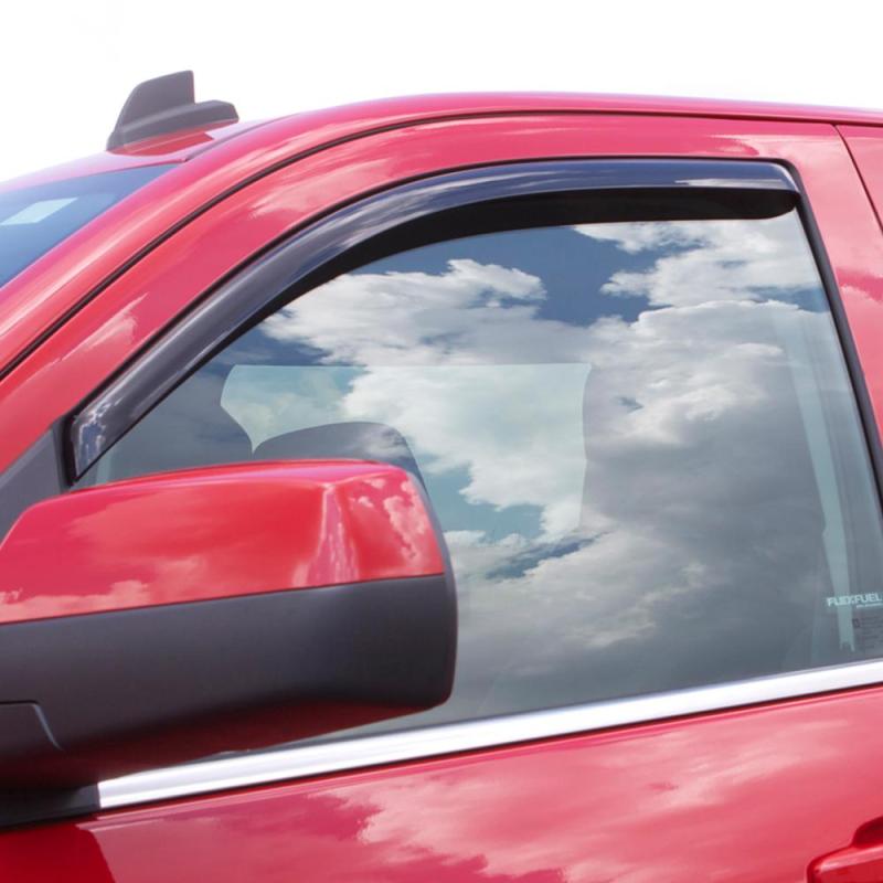 AVS 05-18 Nissan Frontier King Cab Ventvisor In-Channel Window Deflectors 2pc - Smoke - Mo-Moto