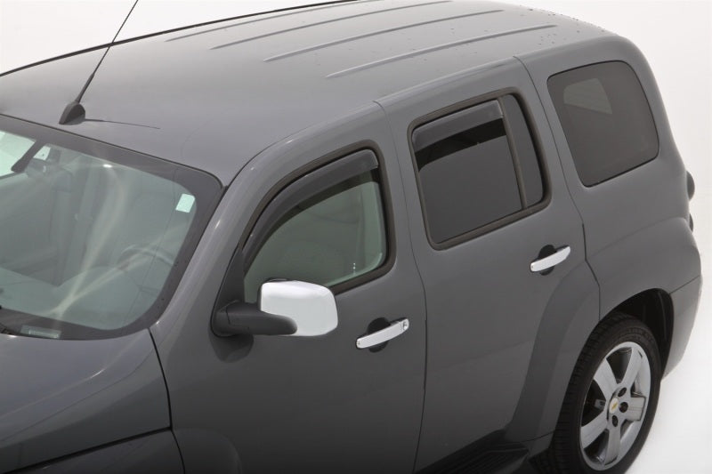 AVS 06-11 Chevy HHR Ventvisor In-Channel Front & Rear Window Deflectors 4pc - Smoke - Mo-Moto