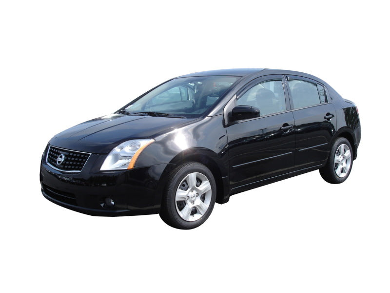 AVS 07-12 Nissan Sentra Ventvisor Outside Mount Window Deflectors 4pc - Smoke - Mo-Moto