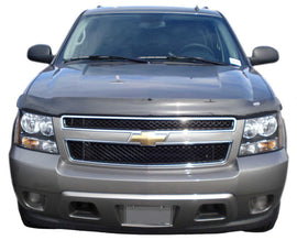 AVS 07-13 Chevy Avalanche High Profile Bugflector II Hood Shield - Smoke - Mo-Moto