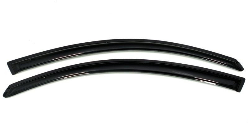 AVS 08-12 Nissan Altima Coupe Ventvisor Outside Mount Window Deflectors 2pc - Smoke - Mo-Moto