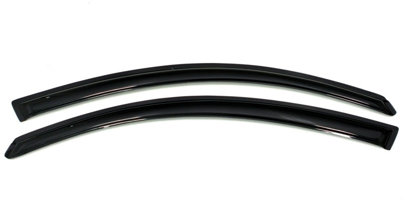 AVS 08-12 Nissan Altima Coupe Ventvisor Outside Mount Window Deflectors 2pc - Smoke - Mo-Moto
