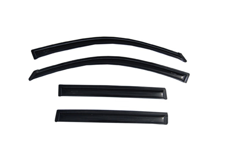 AVS 08-13 Toyota Highlander Ventvisor Outside Mount Window Deflectors 4pc - Smoke - Mo-Moto