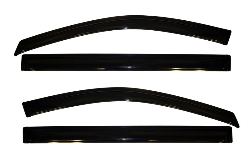 AVS 08-16 Chrysler Town & Country Ventvisor Outside Mount Window Deflectors 4pc - Smoke - Mo-Moto