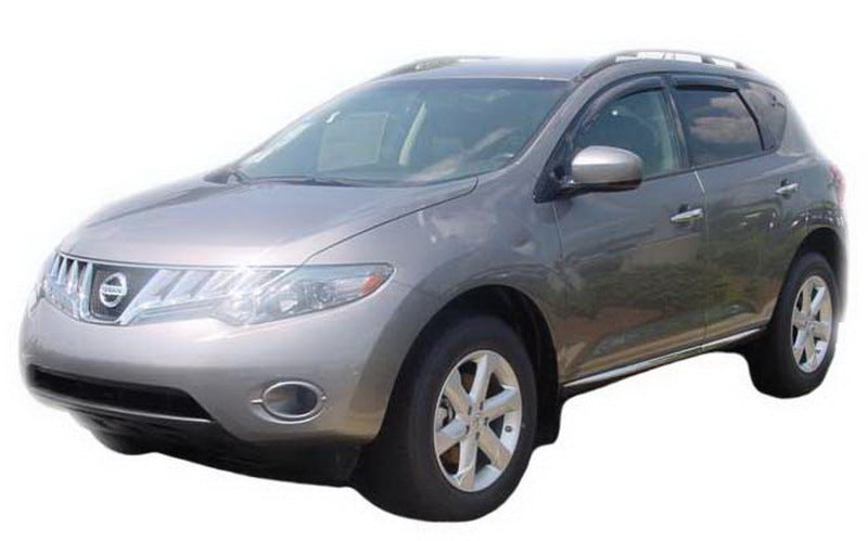 AVS 09-14 Nissan Murano Ventvisor Outside Mount Window Deflectors 4pc - Smoke - Mo-Moto