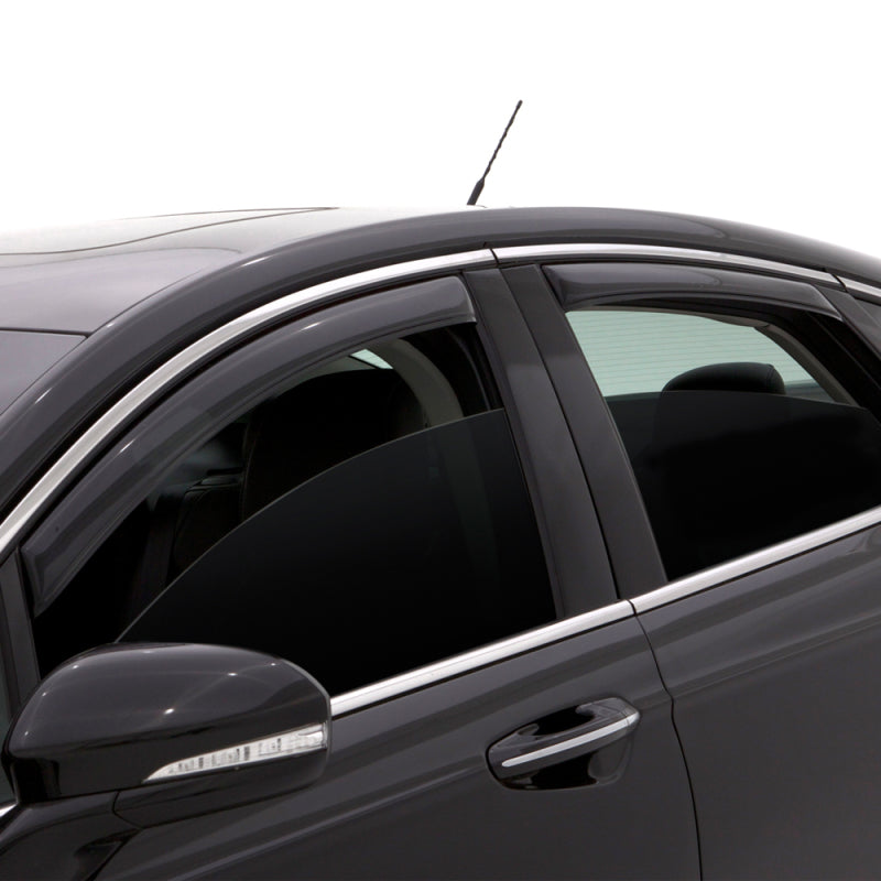 AVS 09-15 Nissan Maxima Ventvisor In-Channel Front & Rear Window Deflectors 4pc - Smoke - Mo-Moto