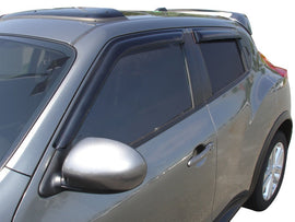 AVS 10-18 Nissan Juke Ventvisor Outside Mount Window Deflectors 4pc - Smoke - Mo-Moto
