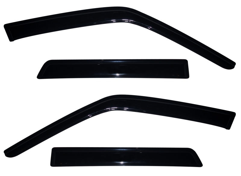 AVS 10-18 Nissan Juke Ventvisor Outside Mount Window Deflectors 4pc - Smoke - Mo-Moto