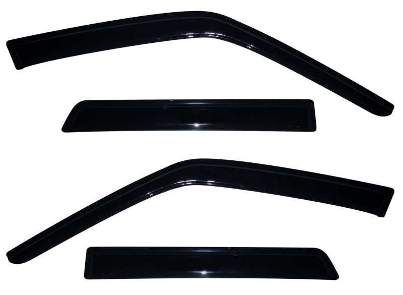 AVS 10-18 Nissan Juke Ventvisor Outside Mount Window Deflectors 4pc - Smoke - Mo-Moto