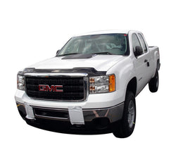 AVS 11-14 GMC Sierra 2500 Aeroskin Low Profile Acrylic Hood Shield - Smoke - Mo-Moto