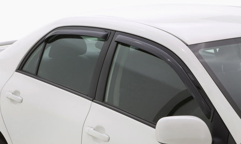 AVS 11-14 Hyundai Sonata Ventvisor In-Channel Front & Rear Window Deflectors 4pc - Smoke - Mo-Moto