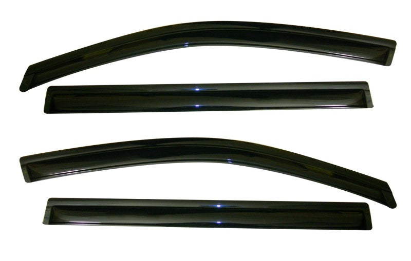 AVS 11-18 Nissan Quest Ventvisor Outside Mount Window Deflectors 4pc - Smoke - Mo-Moto