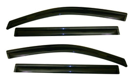 AVS 11-18 Nissan Quest Ventvisor Outside Mount Window Deflectors 4pc - Smoke - Mo-Moto