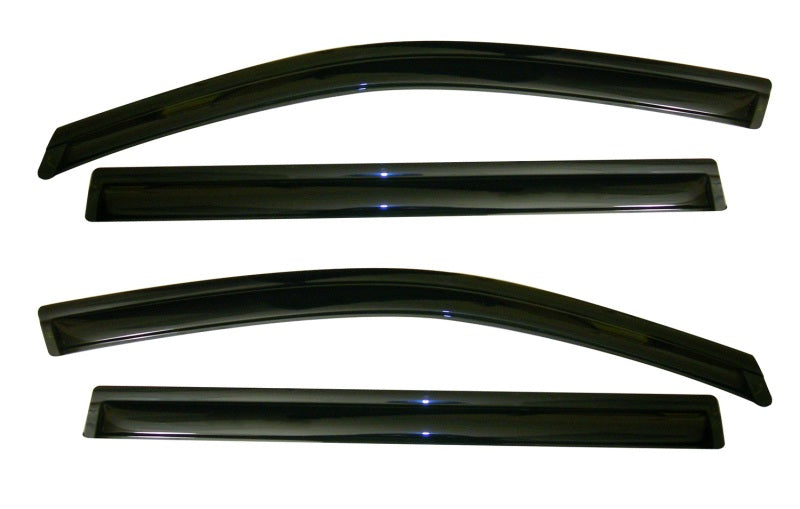 AVS 11-18 Nissan Quest Ventvisor Outside Mount Window Deflectors 4pc - Smoke - Mo-Moto