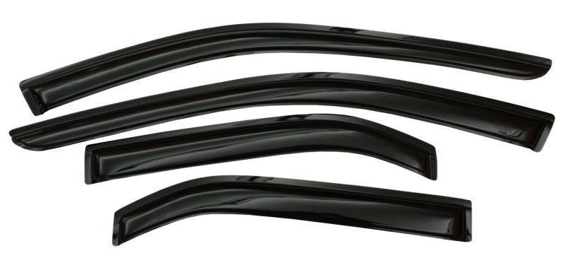 AVS 12-18 Hyundai Accent Ventvisor Outside Mount Window Deflectors 4pc - Smoke - Mo-Moto