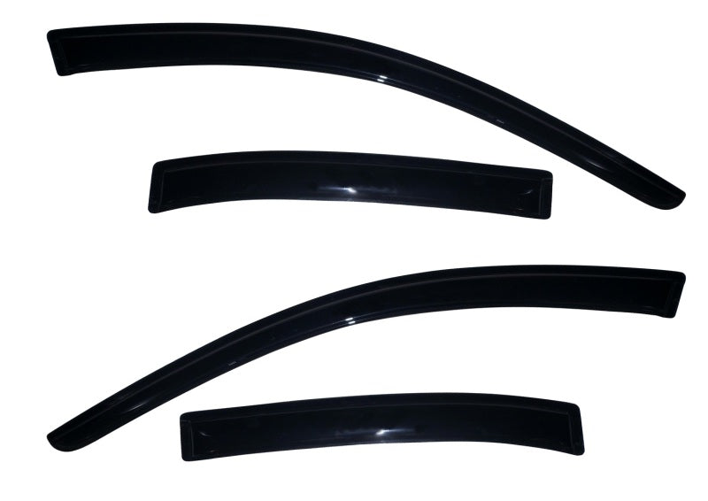 AVS 13-15 Chevy Malibu Ventvisor Outside Mount Window Deflectors 4pc - Smoke - Mo-Moto