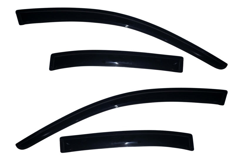 AVS 13-15 Chevy Malibu Ventvisor Outside Mount Window Deflectors 4pc - Smoke - Mo-Moto