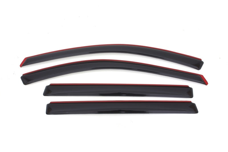 AVS 13-18 Nissan Pathfinder Ventvisor In-Channel Front & Rear Window Deflectors 4pc - Smoke - Mo-Moto