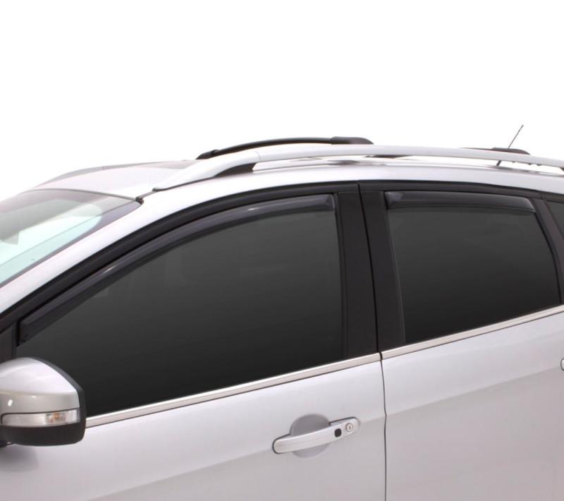 AVS 14-18 Hyundai Genesis Ventvisor In-Channel Front & Rear Window Deflectors 4pc - Smoke - Mo-Moto