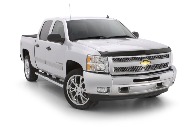 AVS 15-16 Chevy TRAX Aeroskin Low Profile Acrylic Hood Shield - Smoke - Mo-Moto