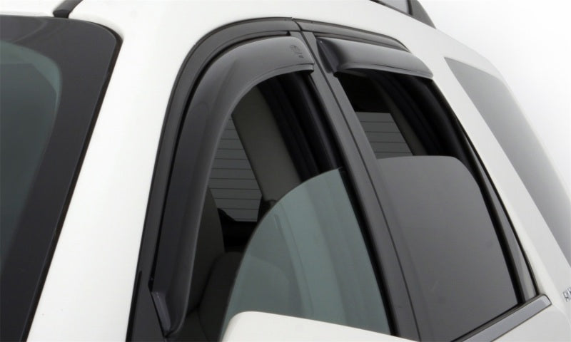 AVS 16-18 Lincoln MKX Ventvisor In-Channel Front & Rear Window Deflectors 4pc - Smoke - Mo-Moto