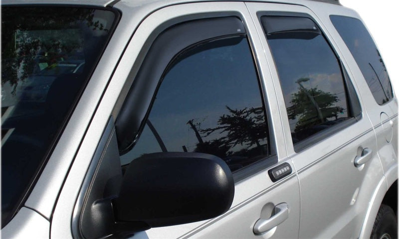 AVS 16-18 Lincoln MKX Ventvisor In-Channel Front & Rear Window Deflectors 4pc - Smoke - Mo-Moto