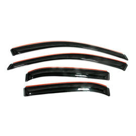 AVS 17-19 Nissan Rogue Sport Ventvisor In-Channel Front & Rear Window Deflectors 4pc - Smoke - Mo-Moto