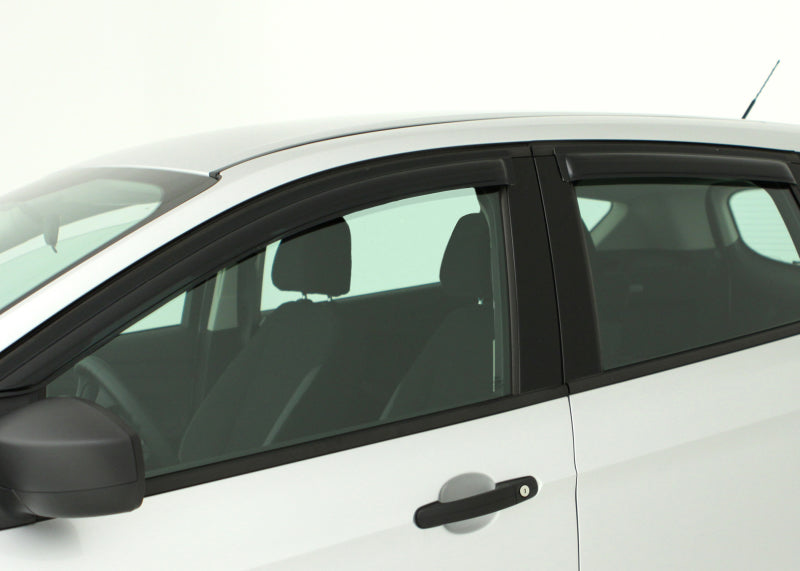 AVS 18-21 Hyundai Accent Ventvisor Outside Mount Deflectors 4pc - Smoke - Mo-Moto