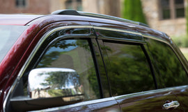 AVS 20-22 Buick Encore Gx Ventvisor Low Profile Window Deflectors 4pc - Smoke w/Chrome Trim - Mo-Moto