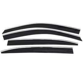 AVS 20-22 Buick Encore Gx Ventvisor Low Profile Window Deflectors 4pc - Smoke w/Chrome Trim - Mo-Moto