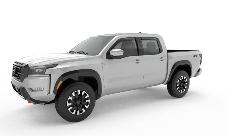 AVS 2022 Nissan Frontier Crew Cab Ventvisor In-Channel Window Deflectors - 4pc - Smoke - Mo-Moto