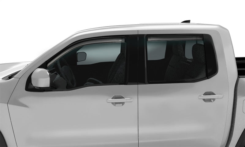 AVS 2022 Nissan Frontier Crew Cab Ventvisor In-Channel Window Deflectors - 4pc - Smoke - Mo-Moto