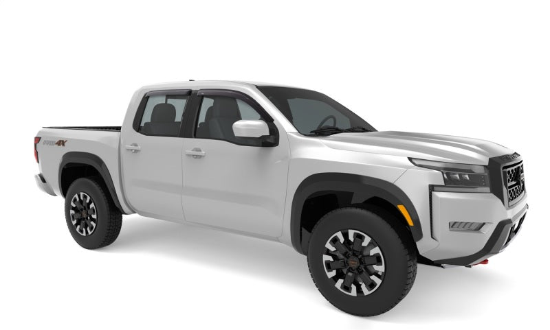 AVS 2022 Nissan Frontier (Crewcab Pickup) Ventvisor Outside Mount Window Deflectors 4pc - Smoke - Mo-Moto