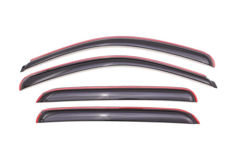AVS 21-22 Hyundai Santa Cruz In-Channel Ventvisor Front & Rear Window Deflectors 4pc - Smoke - Mo-Moto
