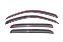 Load image into Gallery viewer, AVS 21-22 Hyundai Santa Cruz In-Channel Ventvisor Front &amp; Rear Window Deflectors 4pc - Smoke - Mo-Moto