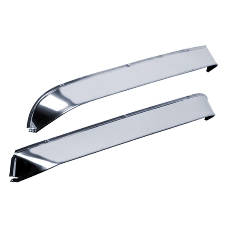 AVS 84-90 Ford Bronco Ii Ventshade Window Deflectors 2pc - Stainless - Mo-Moto