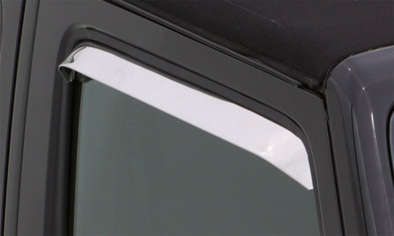 AVS 84-90 Ford Bronco Ii Ventshade Window Deflectors 2pc - Stainless - Mo-Moto