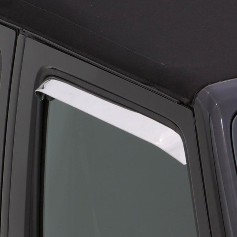 AVS 84-90 Ford Bronco Ii Ventshade Window Deflectors 2pc - Stainless - Mo-Moto