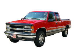 AVS 88-00 Chevy CK High Profile Bugflector II Hood Shield - Smoke - Mo-Moto