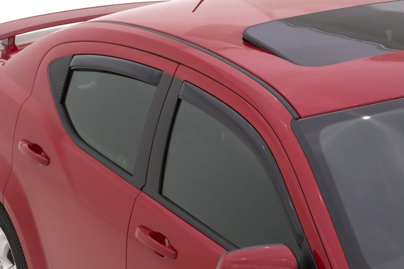 AVS 90-94 Lincoln Town Car Ventvisor In-Channel Front & Rear Window Deflectors 4pc - Smoke - Mo-Moto