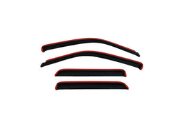 AVS 90-94 Lincoln Town Car Ventvisor In-Channel Front & Rear Window Deflectors 4pc - Smoke - Mo-Moto