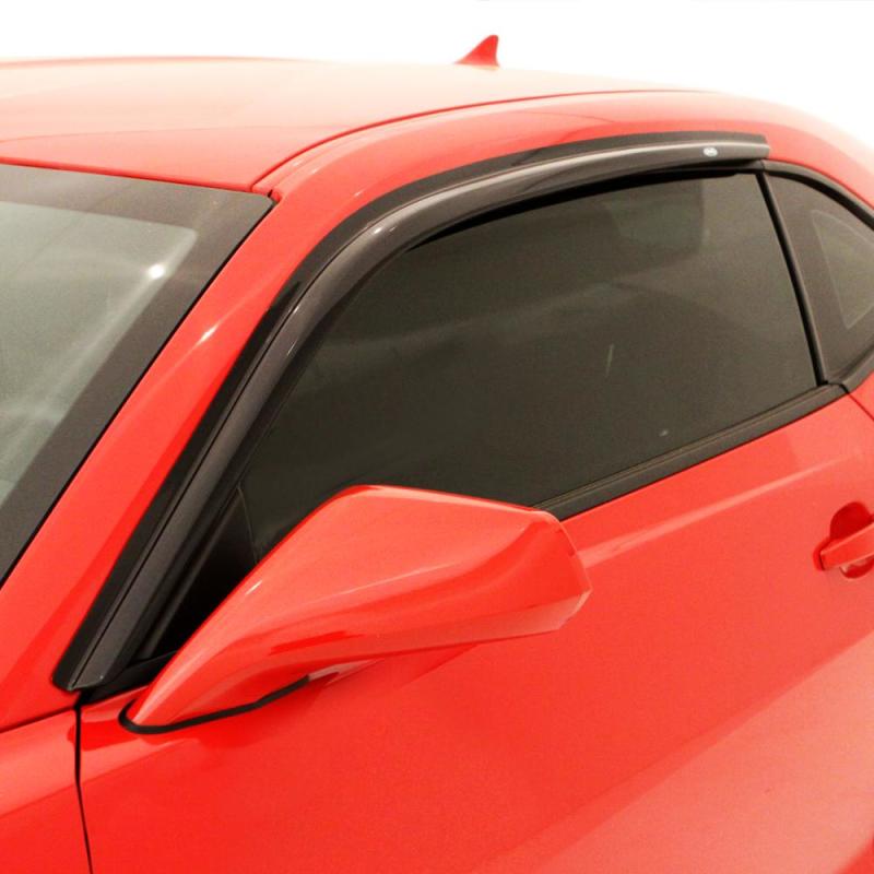 AVS 98-04 Nissan Frontier Ventvisor Outside Mount Window Deflectors 2pc - Smoke - Mo-Moto