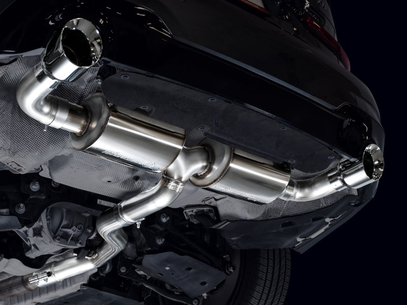 AWE 19-23 BMW 330i / 21-23 BMW 430i Base G2X Touring Axle Back Exhaust - Chrome Silver - Mo-Moto