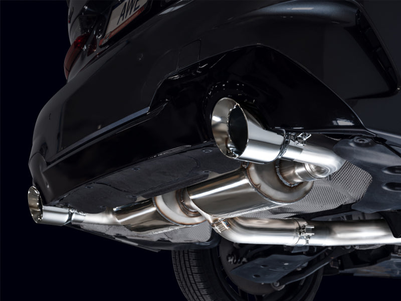 AWE 19-23 BMW 330i / 21-23 BMW 430i Base G2X Touring Axle Back Exhaust - Chrome Silver - Mo-Moto