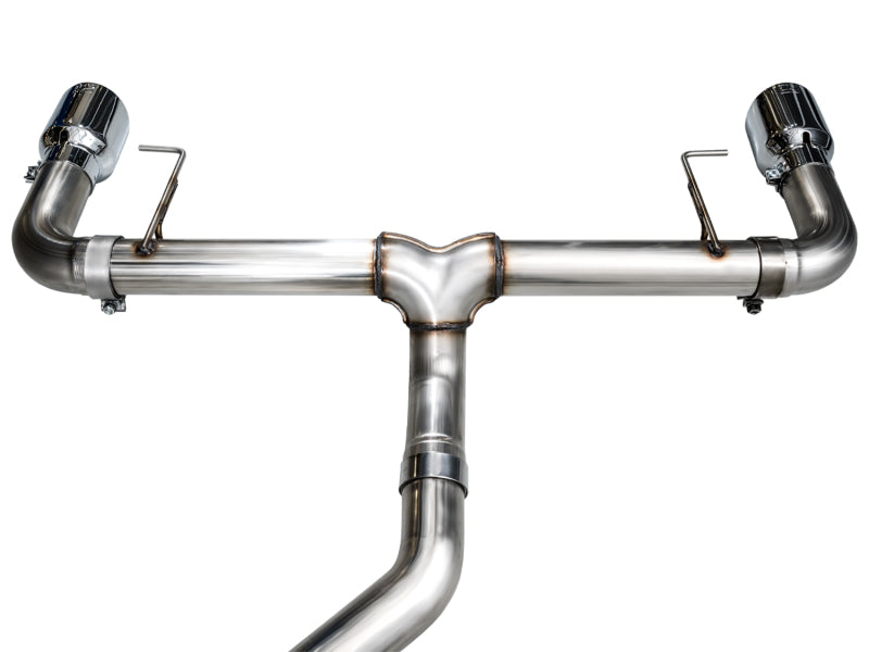 AWE 19-23 BMW 330i / 21-23 BMW 430i Base G2X Track Edition Axle Back Exhaust - Chrome Silver - Mo-Moto