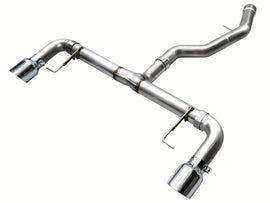 AWE 19-23 BMW 330i / 21-23 BMW 430i Base G2X Track Edition Axle Back Exhaust - Chrome Silver - Mo-Moto